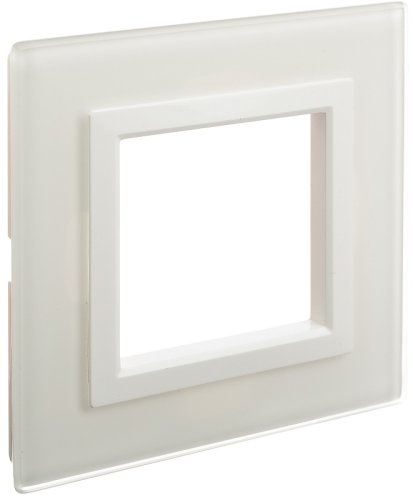 Рамка универсальная DKC Avanti 1-м. стекло белый картинка